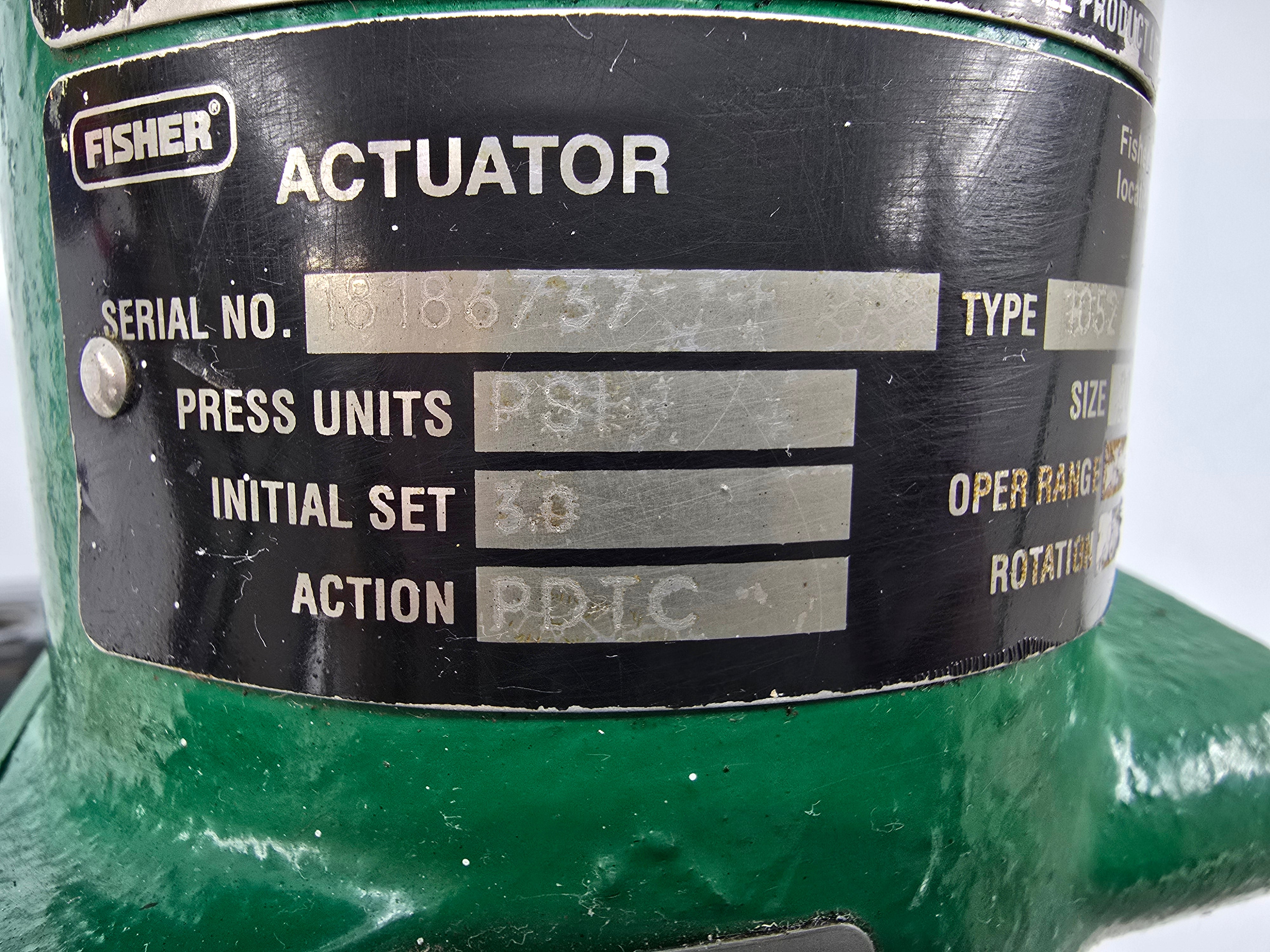 FISHER V150 1052 DVC2000 30PSI SIZE 20 2" UNMP