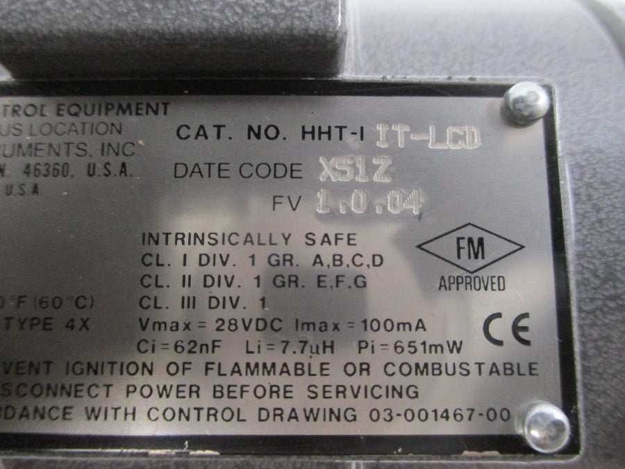 PROCESS CONTROL HHT-IIT-LCD 28VDC NSNP