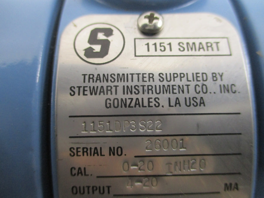 STEWART INSTRUMENT 1151DP3S22 45VDC NSNP