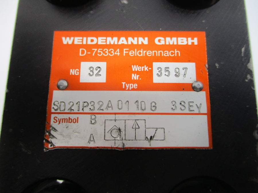 WEIDEMANN SD21P32A0110G3SEY UNMP