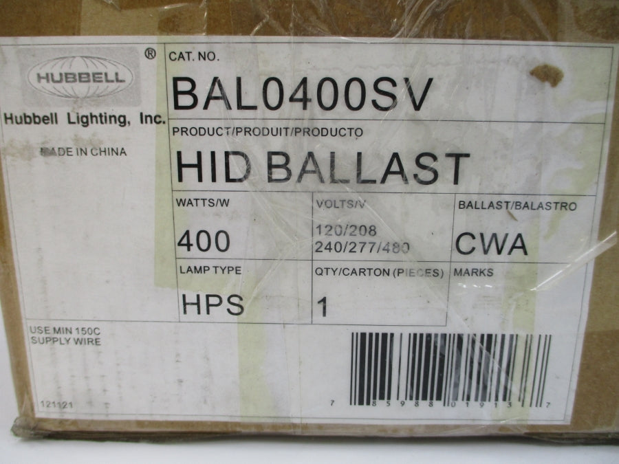 HUBBELL BAL0400SV 480V 4.0A NSMP