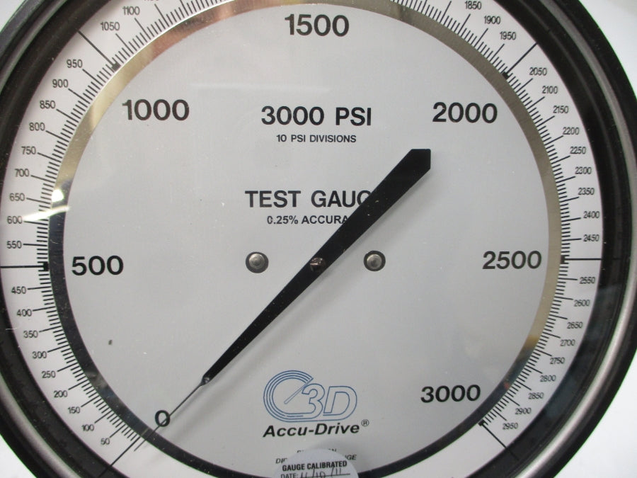 3D INSTRUMENTS 25545-33B31 0-3000PSI NSMP