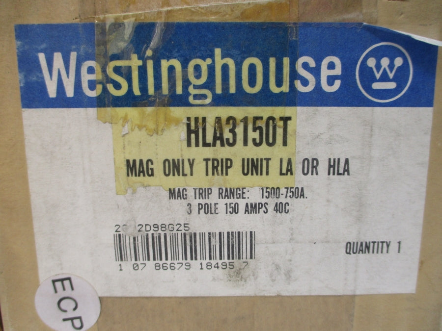 WESTINGHOUSE HLA3150T 2602D98G25 150A NSMP