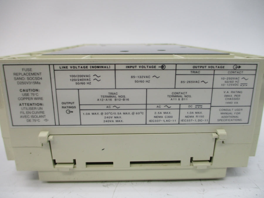 ALLEN BRADLEY 1745-LP151X SER. C F/W 6 85-132VAC 1.0A NSNP