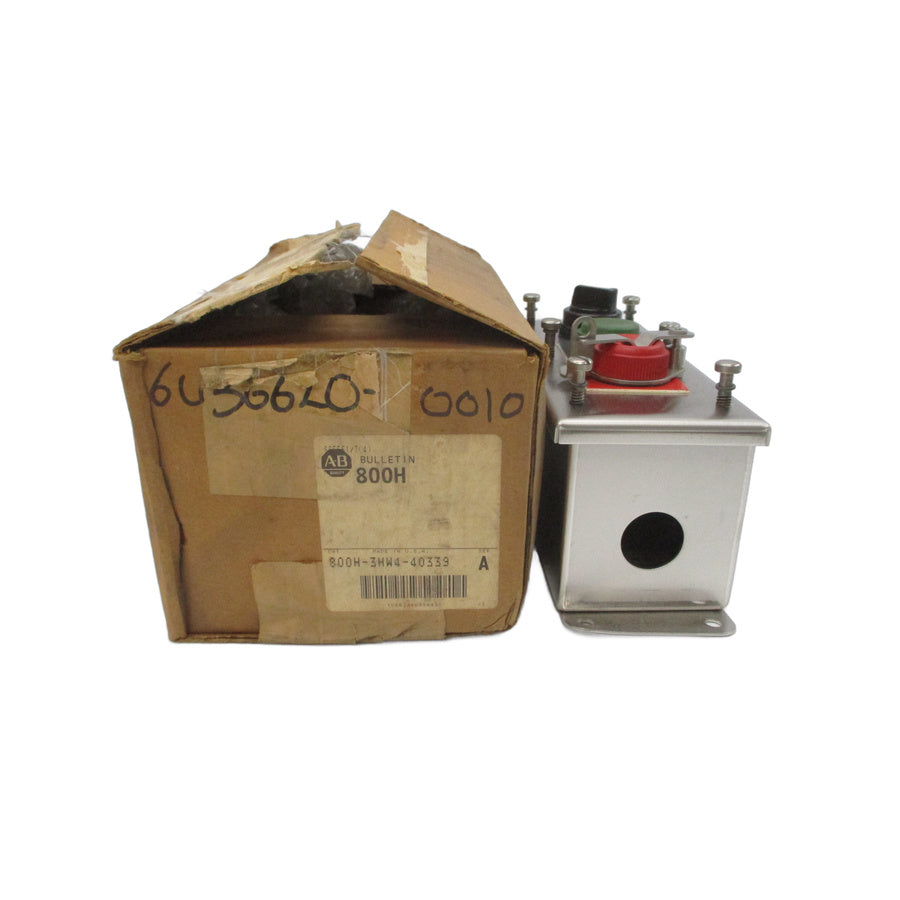 ALLEN BRADLEY 800H-3HW4-40339 SER. A (BR/WH) NSMP