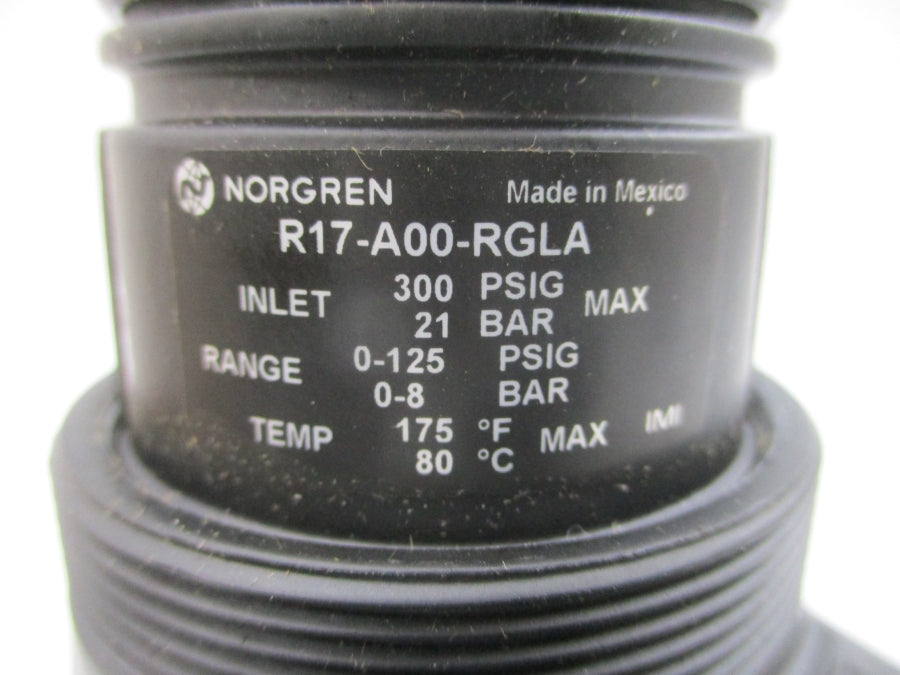 NORGREN R17-A00-RGLA 0-125PSI 1-1/4" NSMP