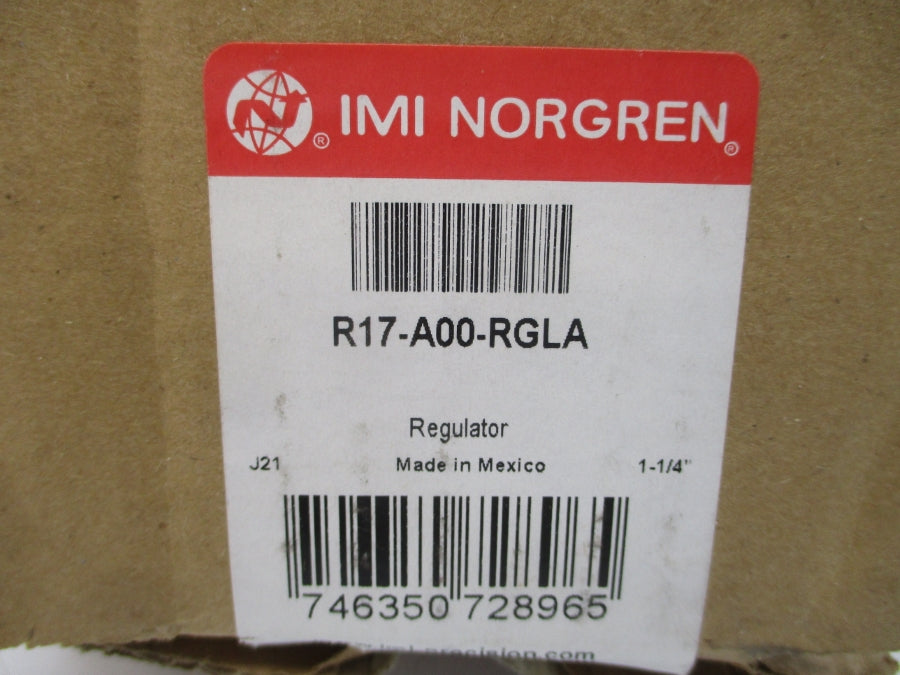 NORGREN R17-A00-RGLA 0-125PSI 1-1/4" NSMP