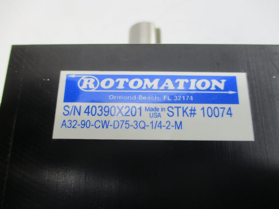 ROTOMATION A32-90-CW-D75-3Q-1/4-2-M 10074 NSNP