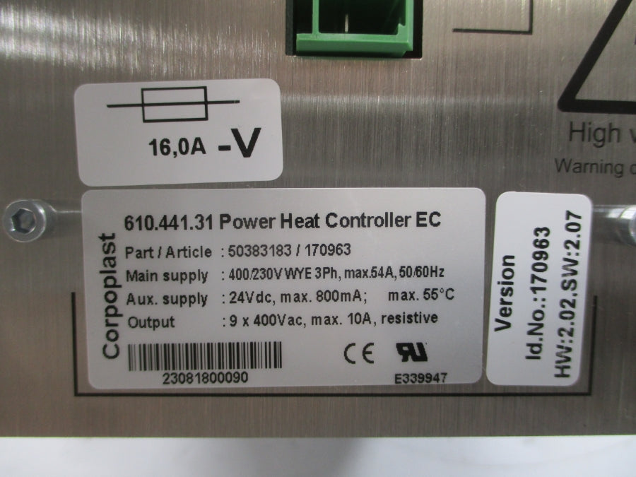 CORPOPLAST 610.441.31 50383183/170963 400/230V 54A NSMP