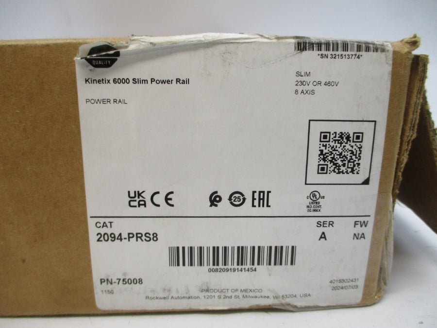 ALLEN BRADLEY 2094-PRS8 SER. A 230VAC 70A NSMP