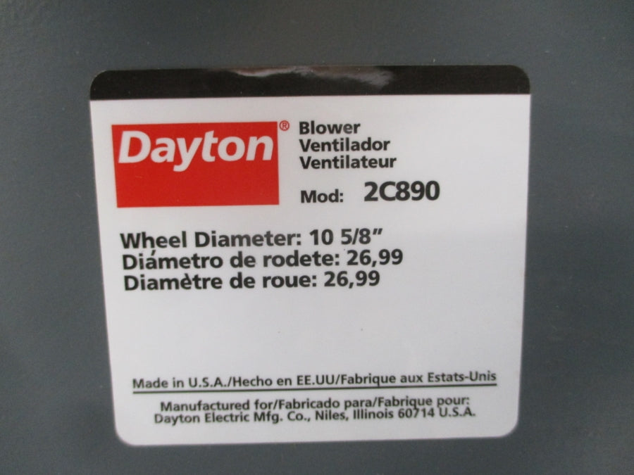 DAYTON 2C890 10-5/8" NSNP