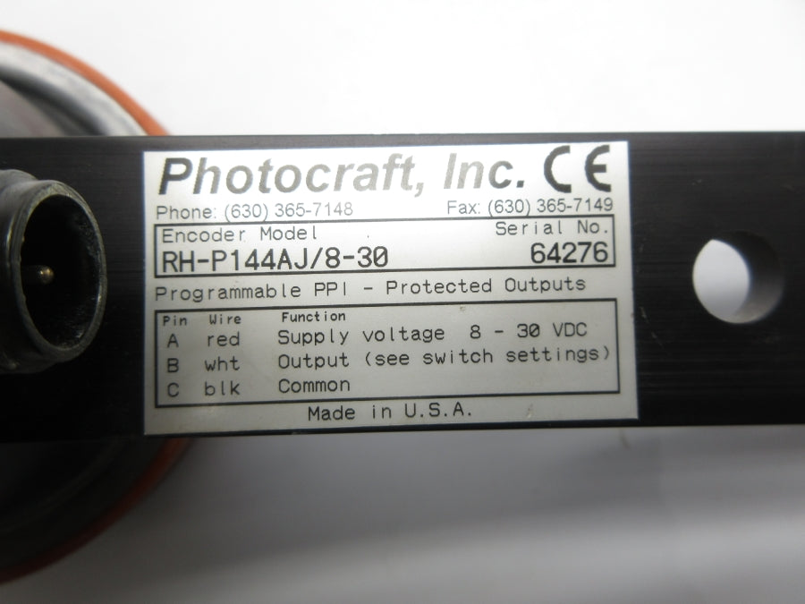 PHOTOCRAFT RH-P144AJ/8-30 8-30VDC UNMP