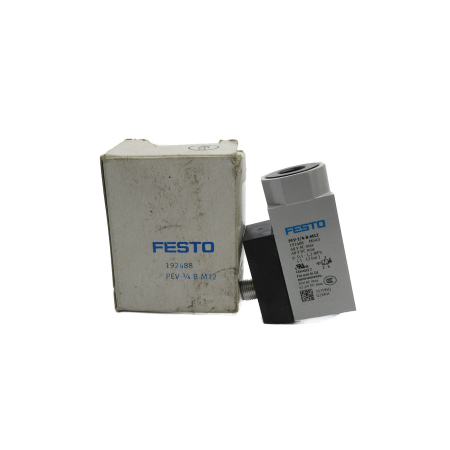 FESTO PEV-1/4-B-M12 192488 48VAC/DC NSMP