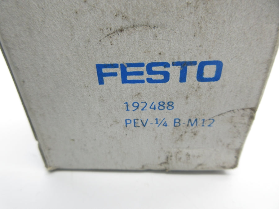 FESTO PEV-1/4-B-M12 192488 48VAC/DC NSMP