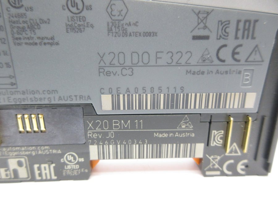 B&R X20DOF322 REV. J0 NSNP