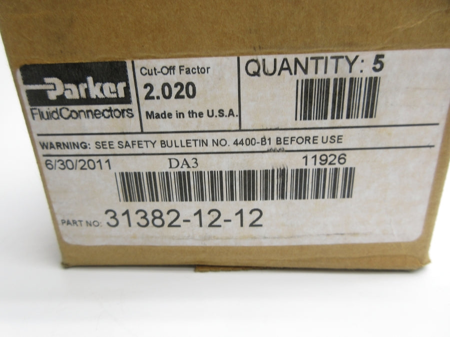 PARKER 31382-12-12 (PKG OF 5) NSMP
