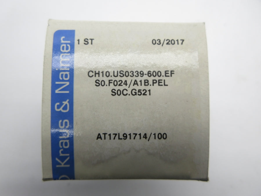 KRAUS & NAIMER CH10.US0339-600.EF NSFS