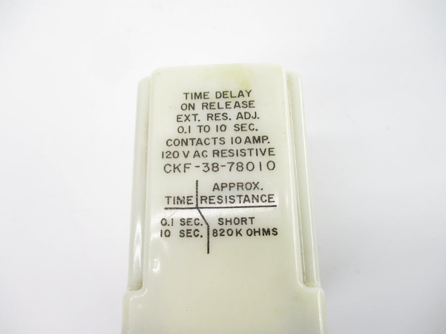 POTTER & BRUMFIELD CKF-38-78010 120VAC 10A 0.1-10S NSNP