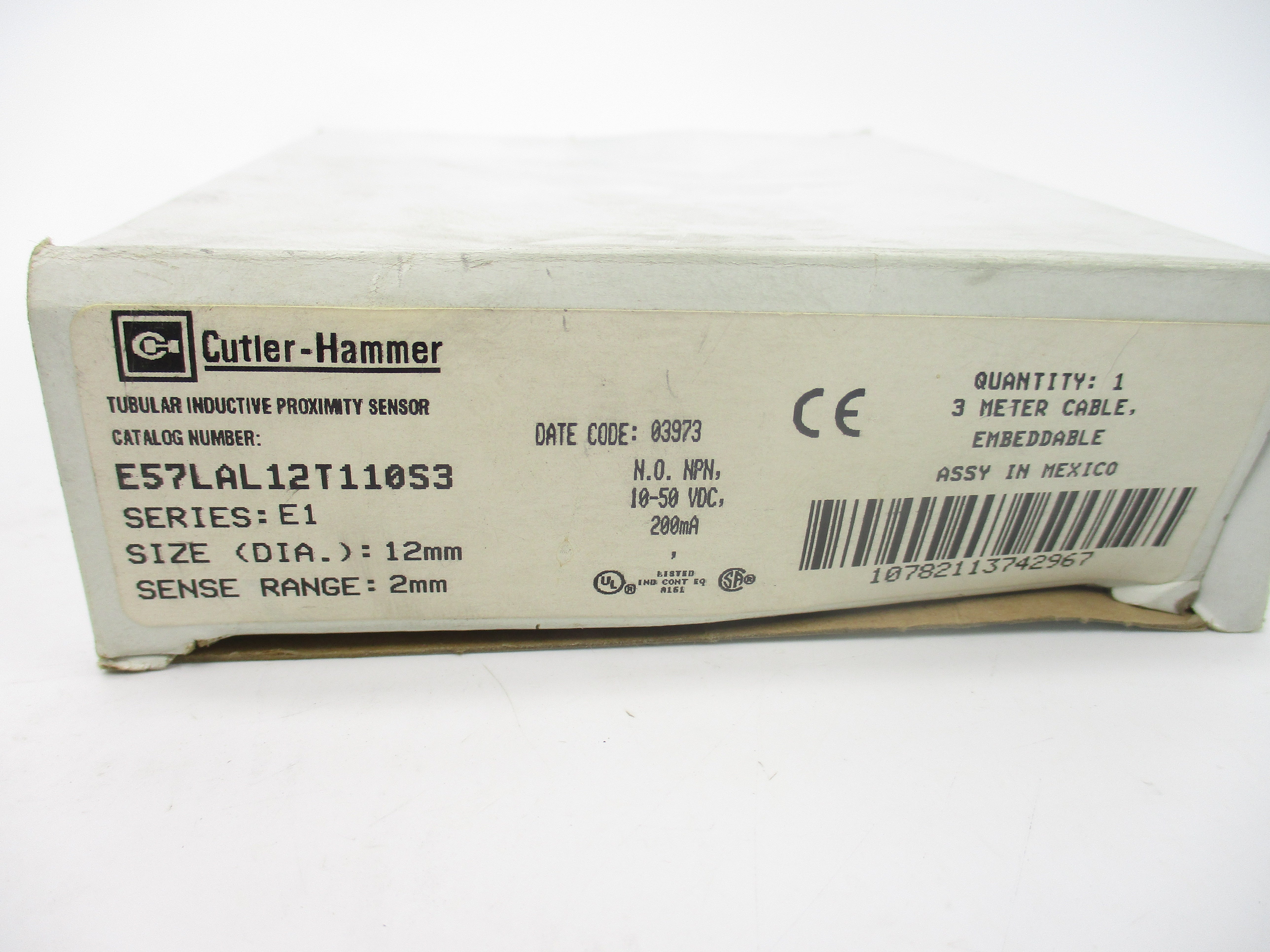 CUTLER HAMMER E57LAL12T110S3 SER. E1 10-50VDC NSMP