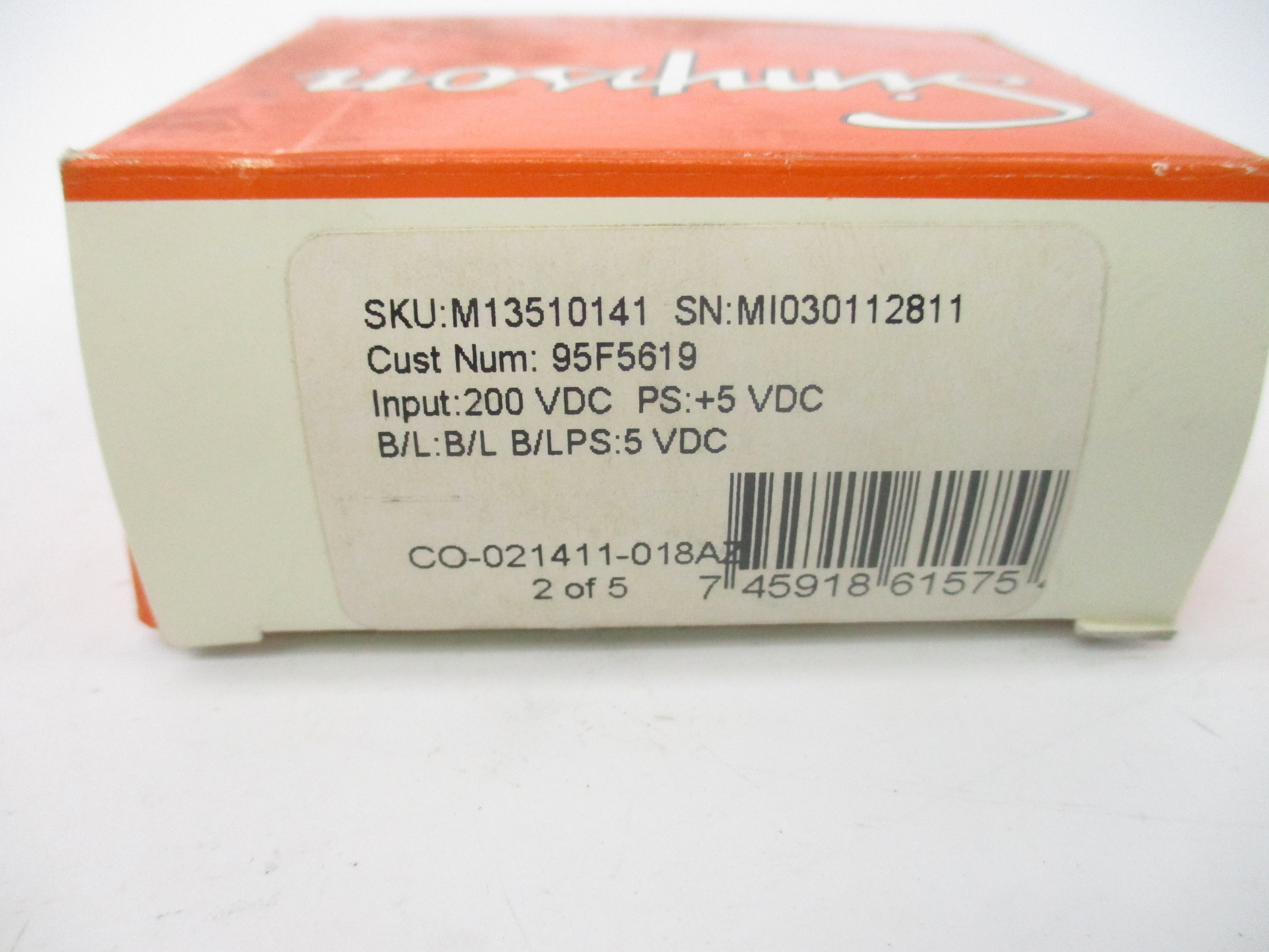 SIMPSON M13510141 200VDC NSMP