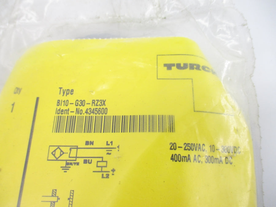 TURCK BI10-G30-RZ3X 4345600 20-250VAC NSMP