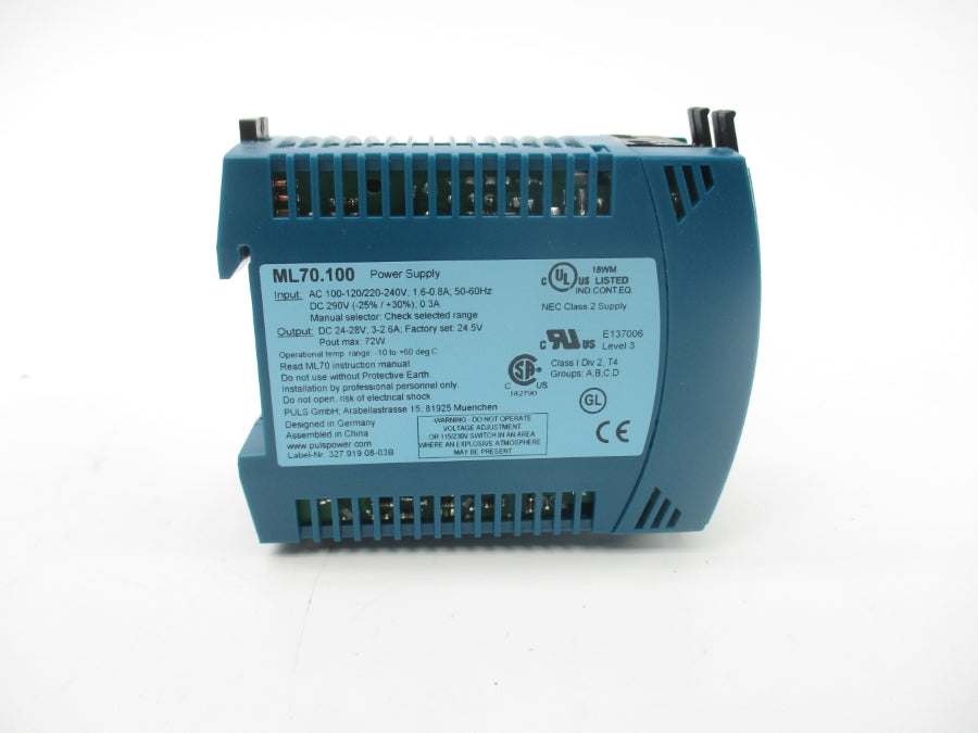 PULS ML70.100 100-120/220-240V 1.6-0.8A NSMP