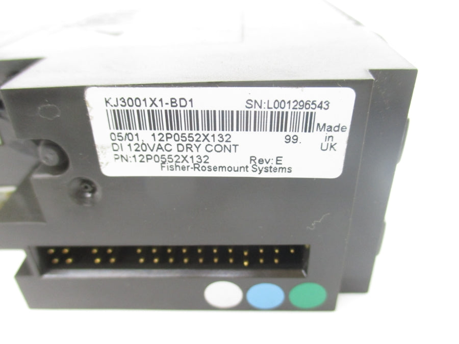 FISHER-ROSEMOUNT 12P0552X132 KJ3001X1-BD1 120VAC REV. E NSNP