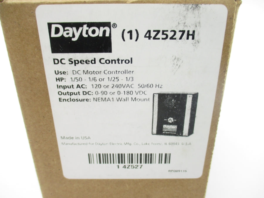 DAYTON 4Z527H 120/240VAC 2A NSMP
