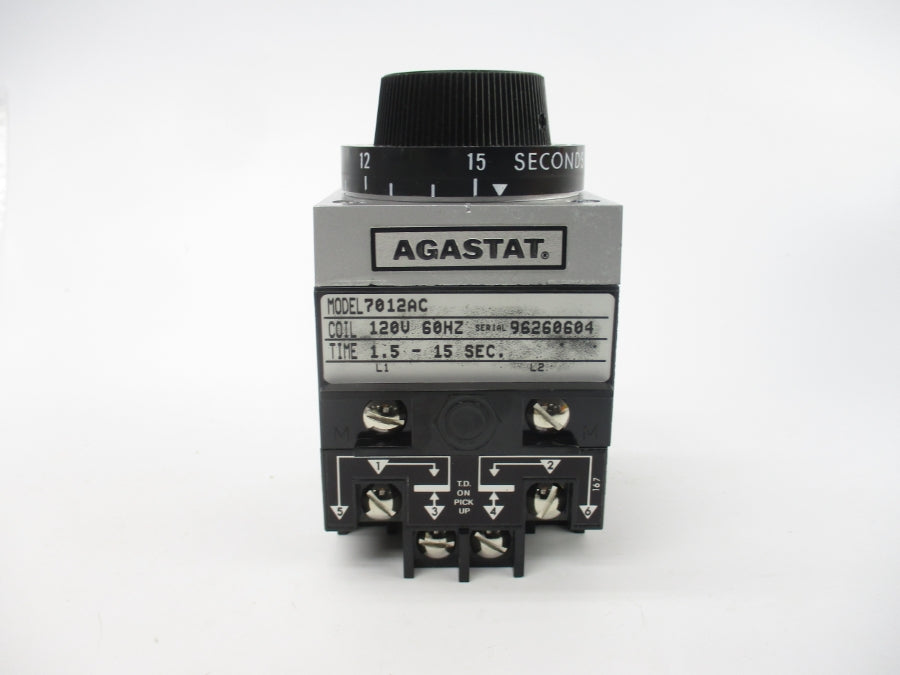 AGASTAT 7012AC 120V 1.5-15S NSMP