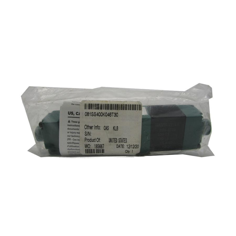 NUMATICS 081SS400K046T30 110-120V .15A 150PSI NSMP