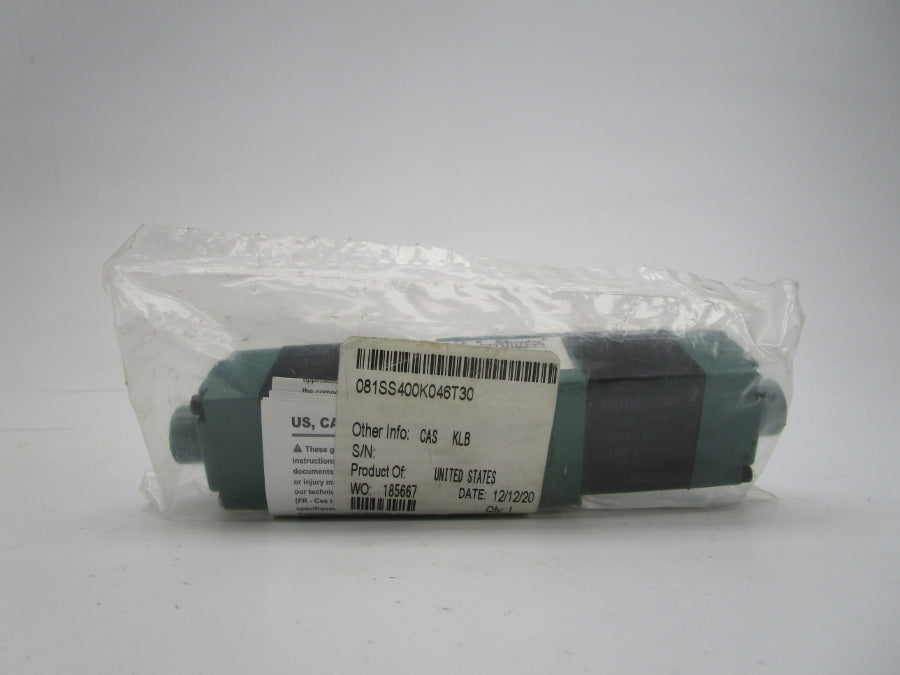 NUMATICS 081SS400K046T30 110-120V .15A 150PSI NSMP