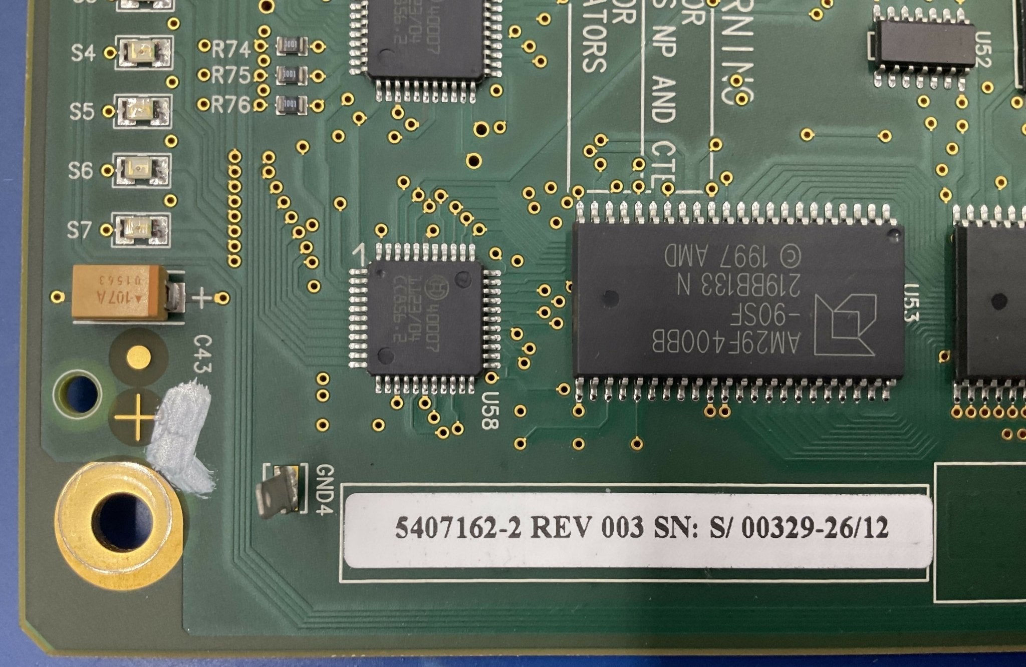 KV_CONTROL BOARD (5407162-2 REV 003 GE