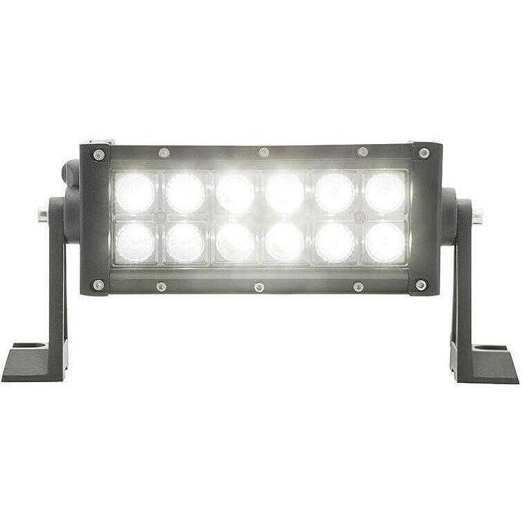 Seachoice UCL23CBSCH 51701 LED Spot/Flood Light Bar, Black Housing, 12 LEDs, 7.25", 12/24V