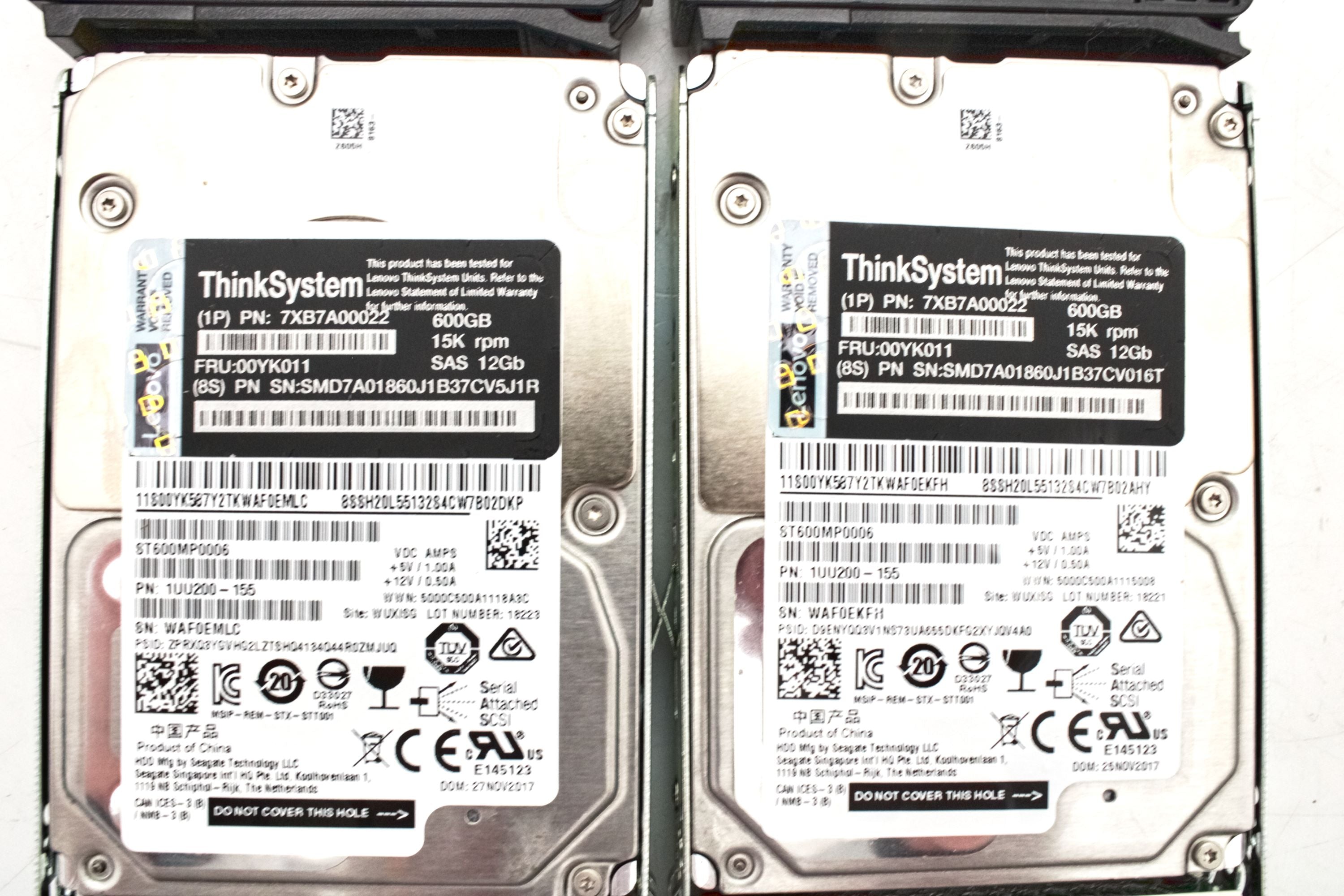 Lenovo 00YK011_x4 600GB 15K 12G 2.5" HDD