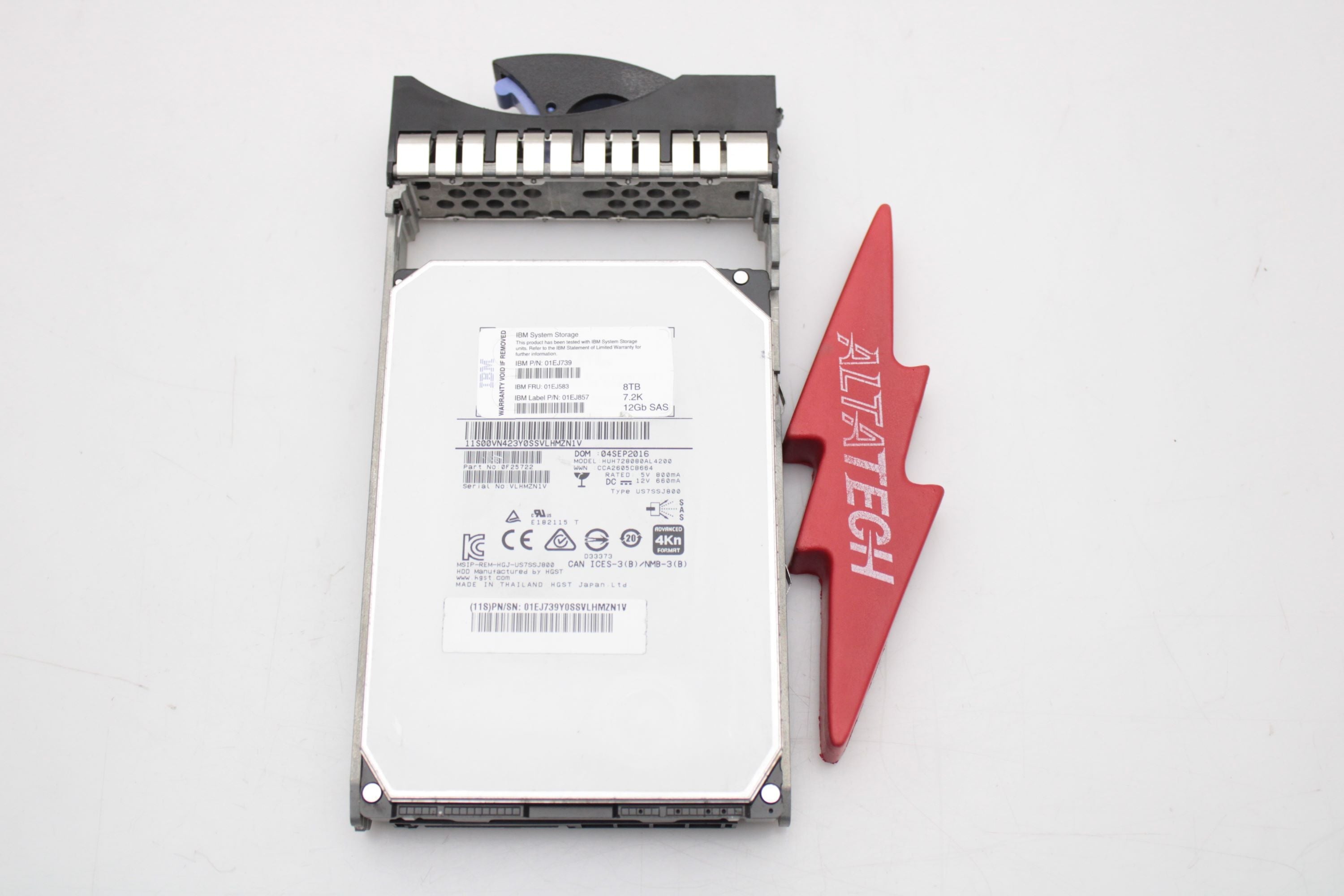 Lenovo 01EJ583 8TB 7.2K 12G SAS 3.5" HDD V3700 V2