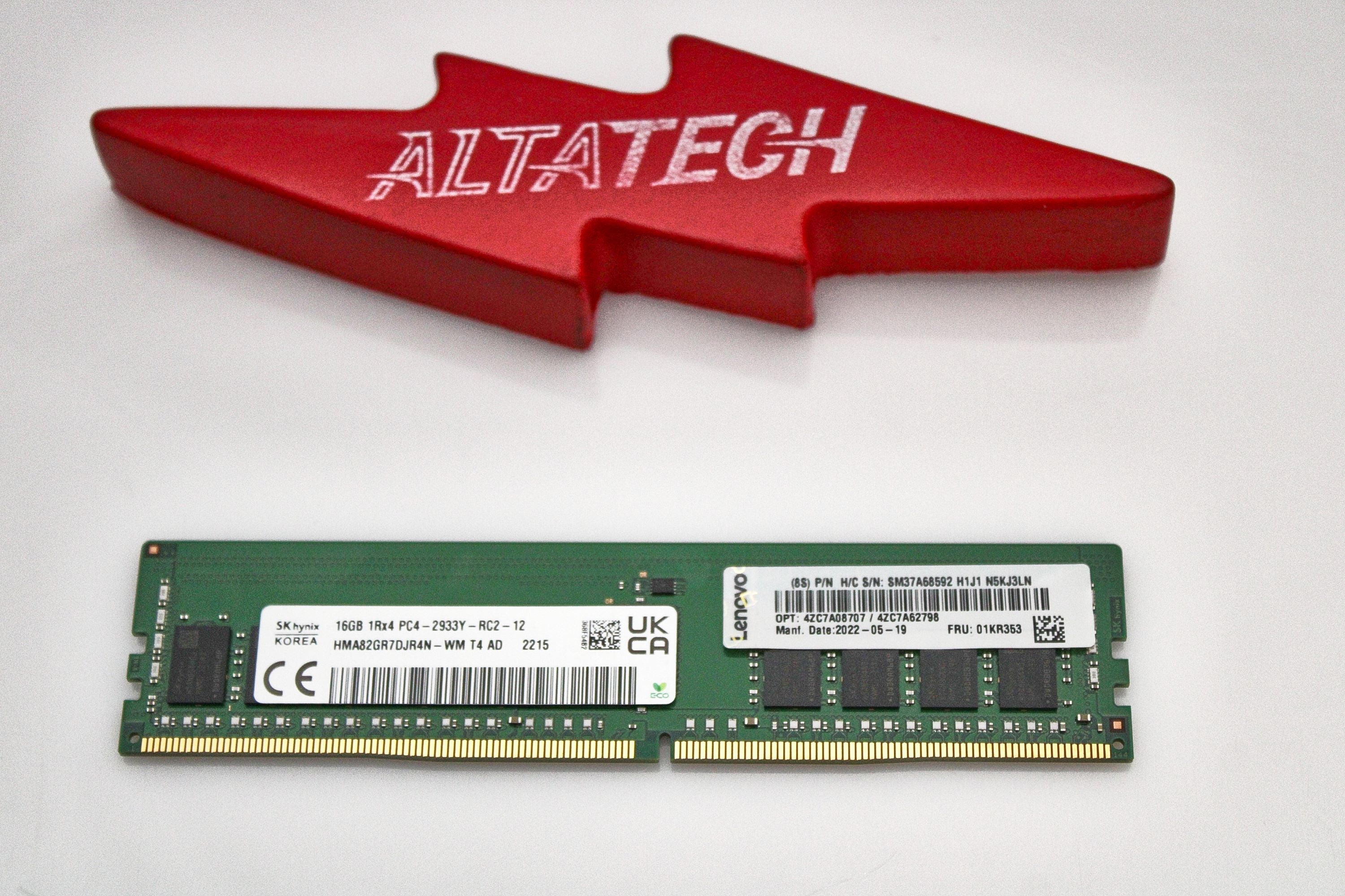Lenovo 01KR353 16GB PC4-23400V DDR4-2933 1RX4 ECC