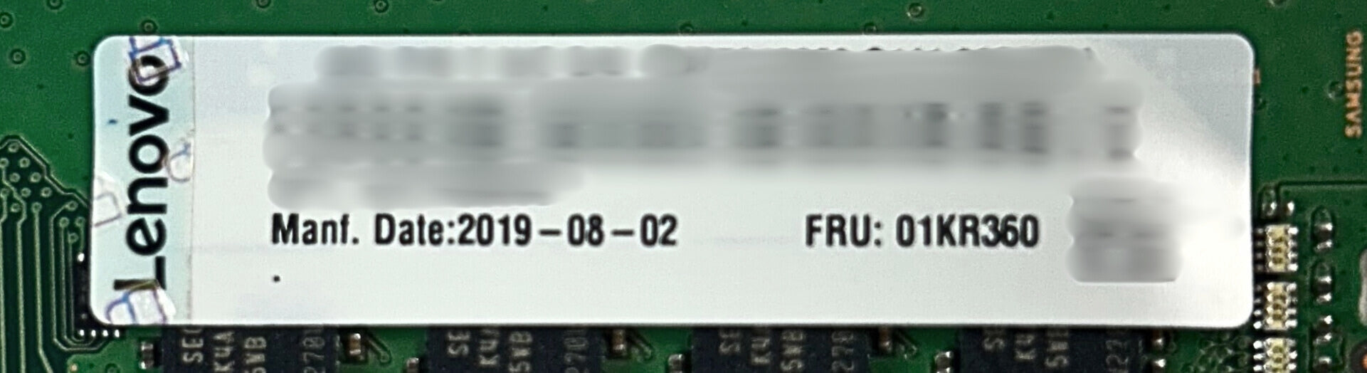 Lenovo 01KR360 ThinkSystem 16GB TruDDR4 2666MHz (2Rx8, 1.2V) ECC UDIMM