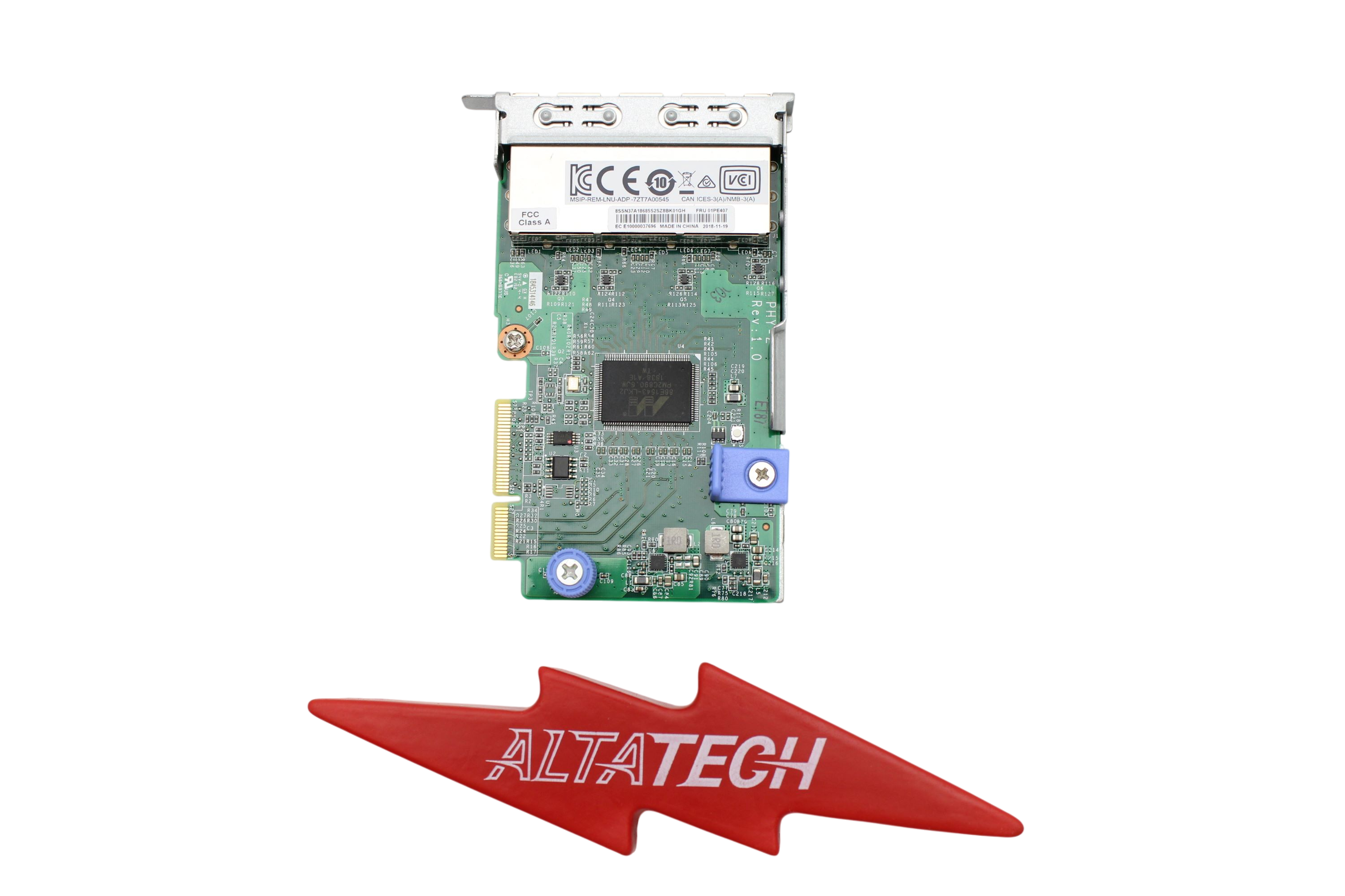 Lenovo 01PE407 THINKSYSTEM 1GB 4-PORT RJ45 LOM