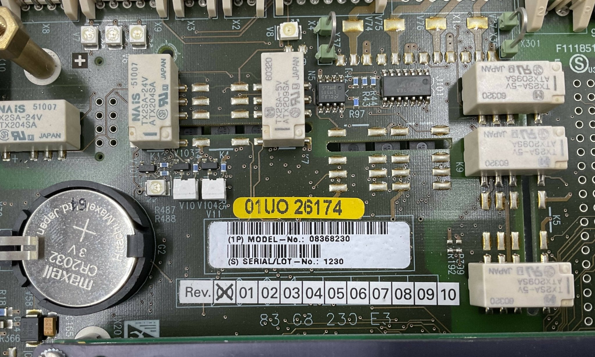 Siemens 8368230 - LMAS Assembly D702 CT Component Label | Alo Tech Solutions