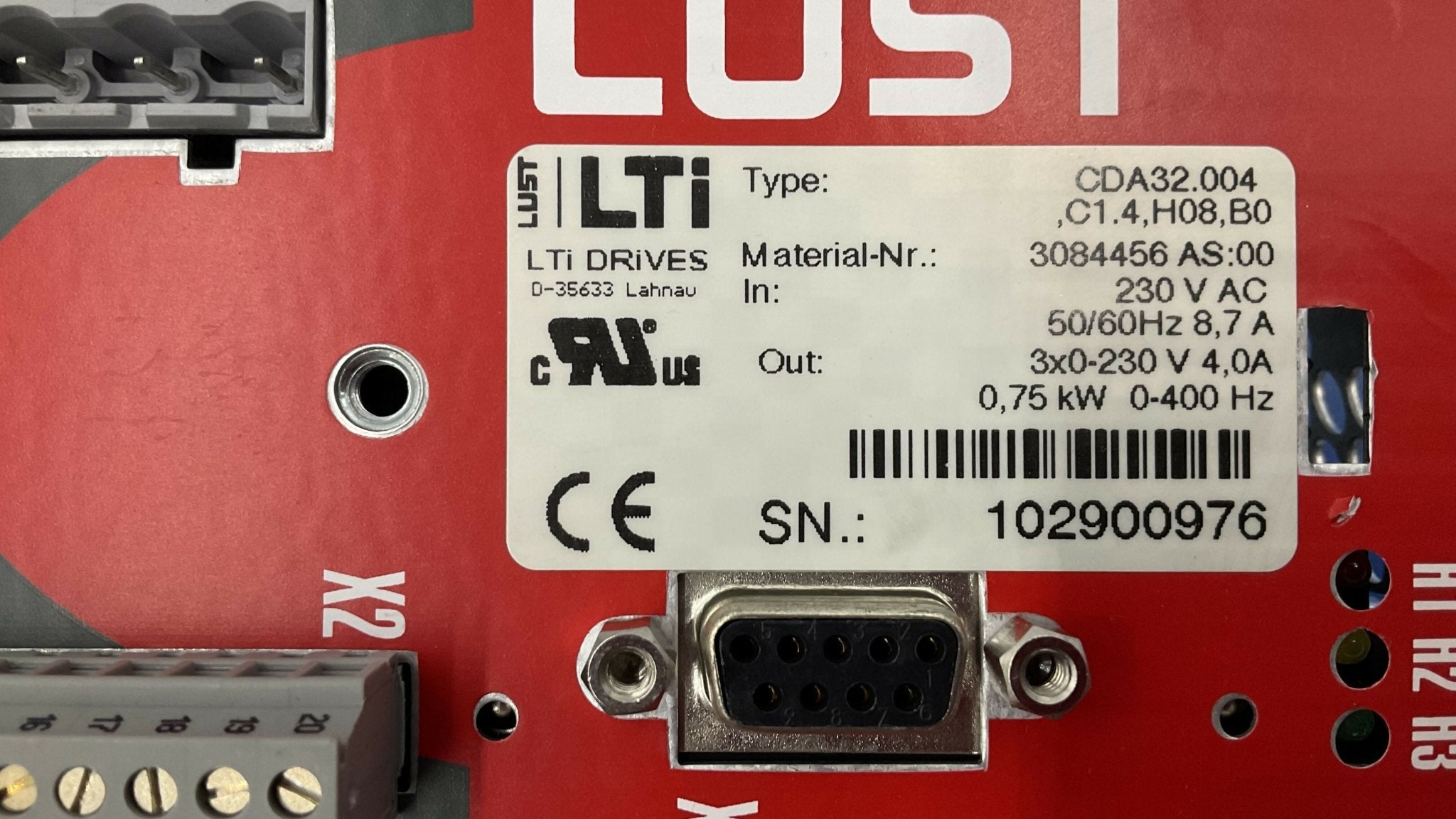 LUST Frequency Inverter W/Functional Module Can bus (3084456/3084464 SIEMENS