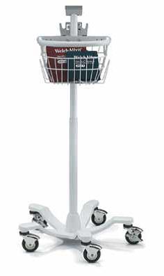 Welch Allyn Mobile Stand with Basket (may be used with SPOT Vital Signs, SPOT Lxi Vital Signs, VSM 300 Monitor and Connex Vital Signs Monitor)