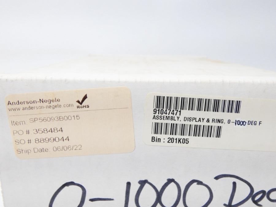 ANDERSON NEGELE SP56093B0015 0-1000F NSMP