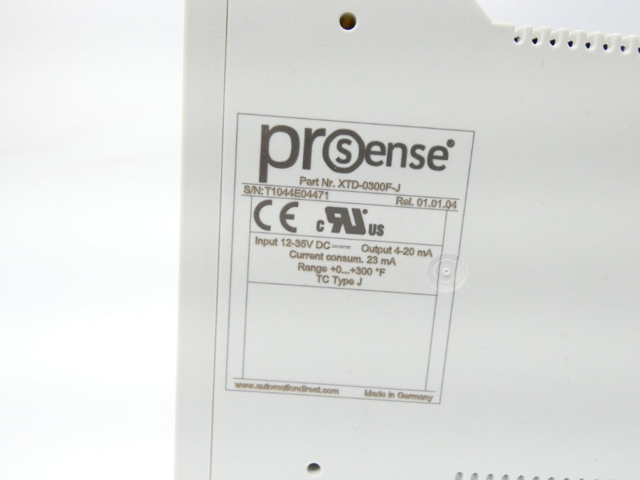 PROSENSE XTD-0300F-J 12-35VDC NSMP