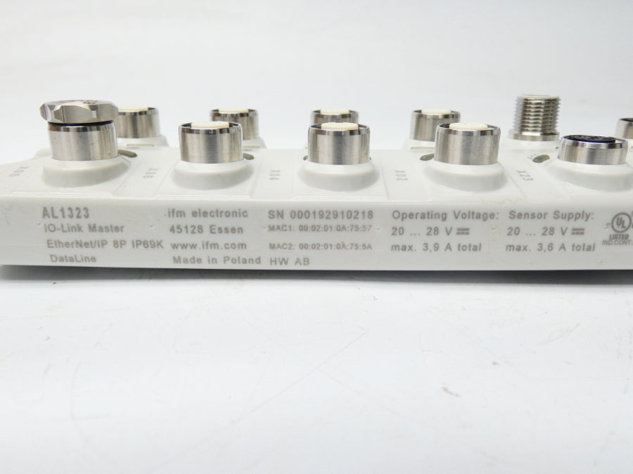 IFM EFECTOR AL1323 IO-LINKMASTERDLEIP8PIP69K 20-28V 3.9A NSMP