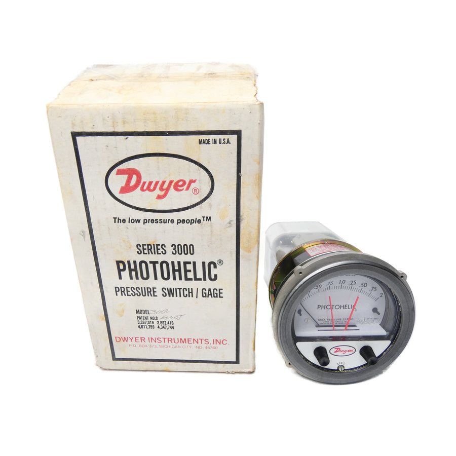 DWYER A3002 120VAC 10A 25PSI 0-2" NSMP