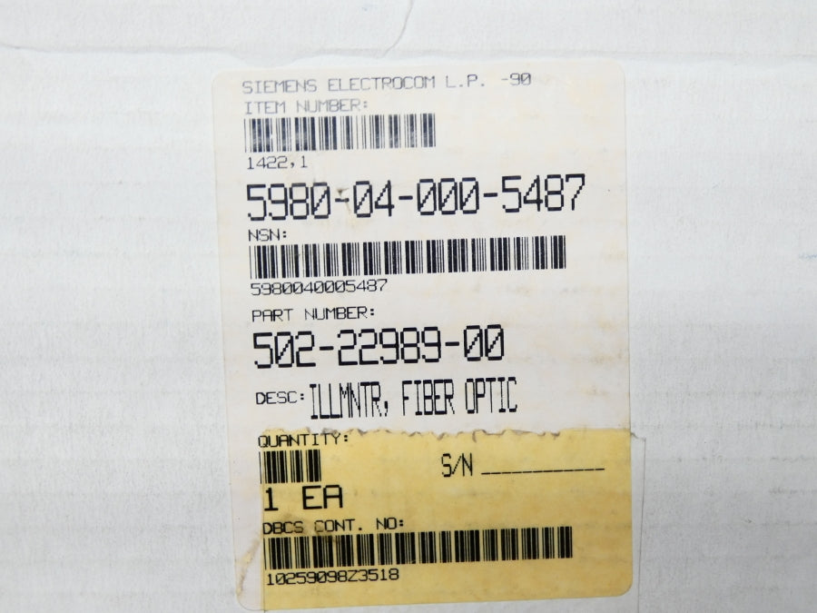 SIEMENS 502-22989-00 NSMP