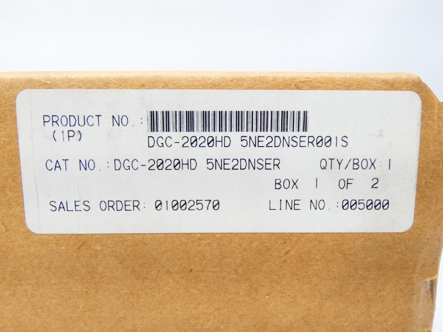 BASLER ELECTRIC DGC-2020HD 5NE2DNSER REV. W 100-480VAC NSMP