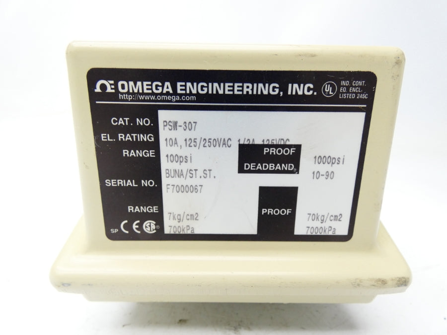 OMEGA PSW-307 125/250VAC 1/2A NSNP
