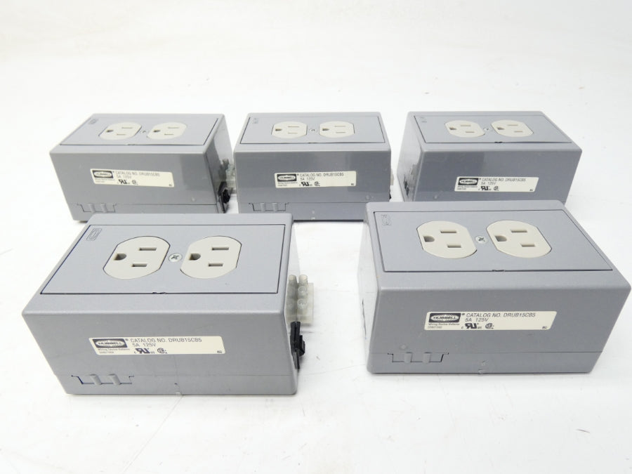HUBBELL DRUB15CB5 125V 5A (PKG OF 5) NSMP