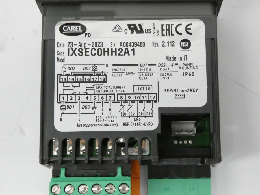 CAREL IXSEC0HH2A1 REV. 2.112 115-230V 12A NSNP